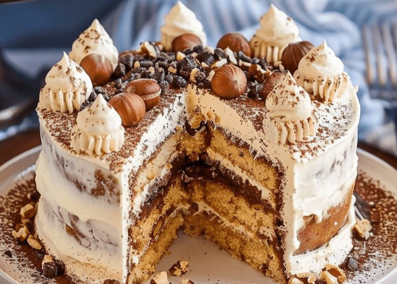 Hazelnut Buttercream Cake