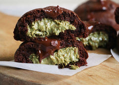 Chocolate Kunafa Cookies