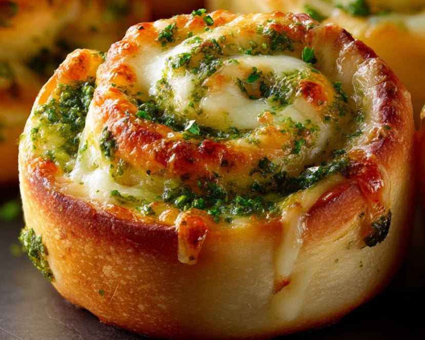Delicious Pesto Cheese Rolls