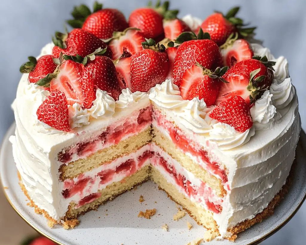 strawberry cake